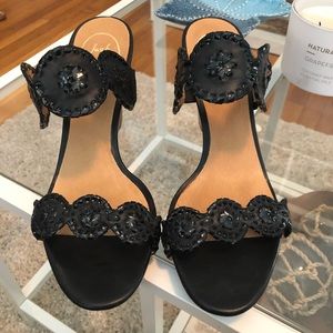 Jack Rogers Luccia Leather Wedge Sandals